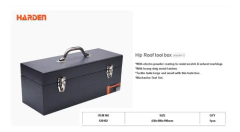 Caja Herramientas Metalica 43cm Reforzada Harden 520102 - Herramientas Dali