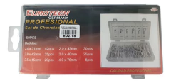 Kit Juego 150 Chavetas Surtidas Curvas Eurotech Oring Anillo