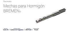 Mecha Broca Widia Sds Plus Hormigon 6 X 110mm Bremen 2734 - comprar online