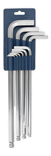 Juego 10 Llaves Allen Largas Bremen Milimé. Cardánica 6788