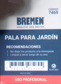 Pala Transplante Jardineria Acero Inoxidable Bremen 7469