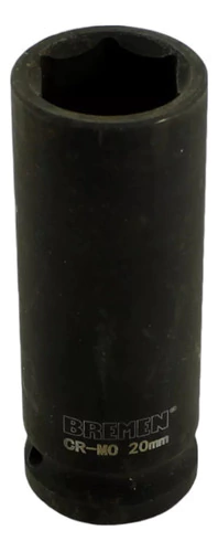 Tubo Bocallave Impacto Encastre 1/2 20mm Largo Bremen 6102