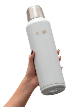 Termo Bremen 1l 1 Litro Acero Inox Tapa Magnetica Gris - comprar online