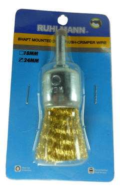 Cepillo Brocha Taladro Descarbonizador 24 Mm Bronce Ruhlmann en internet