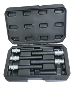 Set Juego 5 Tubos Torx Extra Largos 140mm Enc 1/2 Eurotech - Herramientas Dali