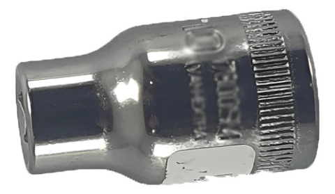 Tubo Enc 1/2 Estriado Corto De 10 Mm Cromado Bahco