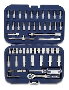 Set Herramientas Llaves Tubo Puntas Bremen 53 Pzs 1/4 6728