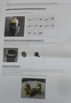 Kit Saca Tornillos Tuercas Antirrobo Ruhlmann Anti Robo - Herramientas Dali