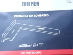 Escuadra Con Sombrero 90 Grados 400 X 250 Mm Bremen 3756 - comprar online