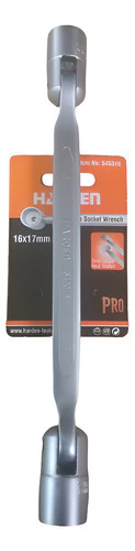 Llave Pipa Articulada Doble Boca Harden 16mm/17mm 540316