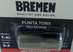 Punta Torx Bremen T45 Corto Encastre 10mm Largo 30mm 5501 - comprar online