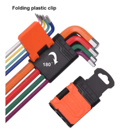 Set Llaves Allen Colores 9 Pzs Punta Bola 1.5-10 Mm Harden - Herramientas Dali