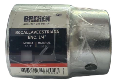 Tubo Bocallave Estriada 1-1/4 Encastre 3/4 Bremen 3802 - Herramientas Dali