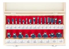 Juego 24 Fresas 1/4 Madera Router Fresadora Tupi Bremen 7620