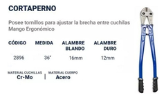 Tijera Corta Pernos Bremen 36 PuLG Profesional Hasta 16mm - comprar online