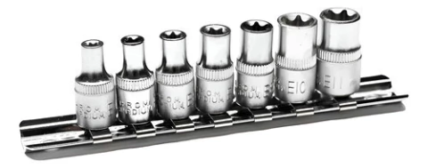 Juego Tubos Torx Hembra Bremen 7p. De E4 A E11 Enc 1/4 5199