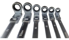 Set 6 Llaves Largas Articulada Crique 10mm A 19mm Ruhlmann - Herramientas Dali