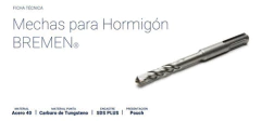 Mecha Broca Widia Sds Plus Hormigon 18 X 260mm Bremen 3411