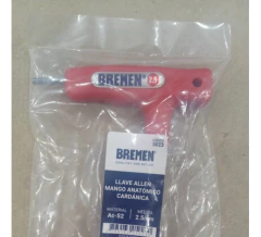 Llave Allen 2.5 Mm Mango Anatomico Cardanica Bremen 5023 - comprar online