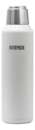 Termo Bremen 1l 1 Litro Acero Inox Tapa Magnetica Gris