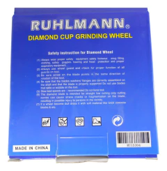 Muela Copa Disco Diamantada Hormigon Ruhlmann Desbaste 100mm - tienda online