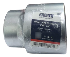 Tubo Bocallave Estriada 1-9/16 Encastre 3/4 Bremen 3807 - Herramientas Dali