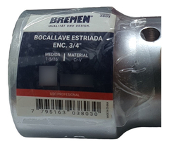 Tubo Bocallave Estriada 1-5/16 Encastre 3/4 Bremen 3803 - comprar online