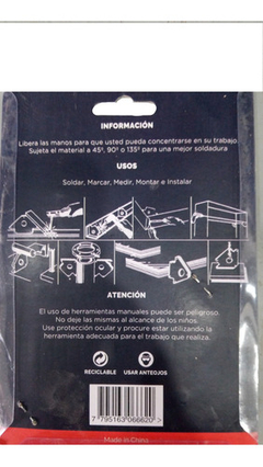 Escuadra Soporte Para Soldar Flecha 3'' 11kg Bremen 6662 - tienda online