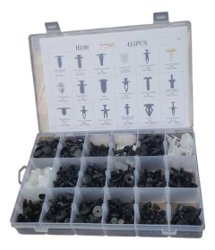 Kit Surtido 415 Remaches Clip Y Sacaclip Eurotech Eu6650 en internet