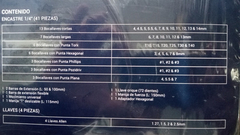 Imagen de Set Herramientas Llaves Tubo Puntas Bremen 53 Pzs 1/4 6728