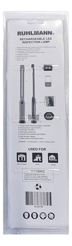 Linterna Inspeccion Led Recargable 300 Lumens Magnetico - tienda online