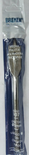 Mecha Paleta Tricuspide Pala Madera 18 Mm Bremen 7407 - comprar online