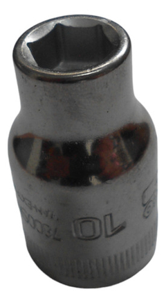 Tubo Enc 1/2 Hexagonal Corto De 10 Mm Cromado Bahco