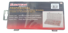 Kit Surtido 150 Arandelas Planas Sellado Eurotech 15 Tamaños