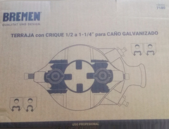 Terraja Manual C/ Crique Bremen 1/2 A 1 1/4 Galvanizado 7180 - tienda online