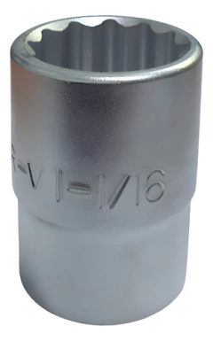 Tubo Bocallave Estriada 1-1/16 Encastre 3/4 Bremen 3799