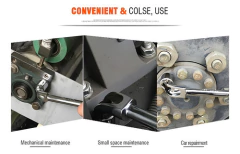 Llave Pipa Articulada Doble Boca Harden 16mm/17mm 540316