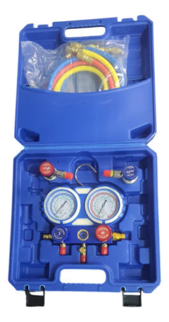 Manometro Manifold R134a Alta Baja Presion 600-3000 Ruhlmann