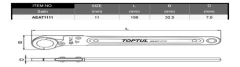 Llave Crique Cerrada Abierta 11mm 156mm Toptul Aeat1111 - comprar online
