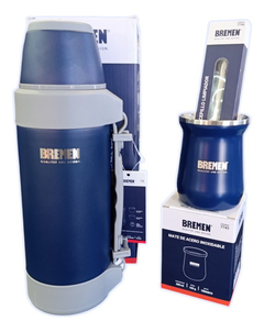 Set Matero Bremen Termo 1.2 Lts 7133 + Mate Y Bombilla