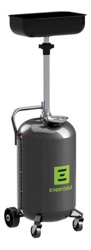 Recolector Aceite Vaciado Neumatico De Pie Embudo 80 Litros