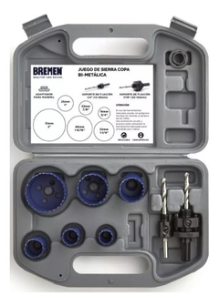 Juego Set Mecha Copa Sierra Bremen Bimetalica 9 Piezas 6671 - comprar online