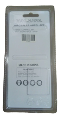 Set De Discos Flap Lija Para Minitorno Ruhlmann 10 U. Ru8502 - tienda online