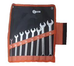 Juego Llaves Combinadas Metricas Harden 8p C/estuche 540104