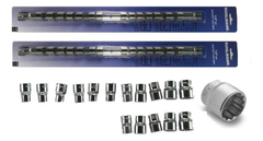 Juego Tubo 8 A 24mm Corto Enc 1/2 17pz Estriado Bremen