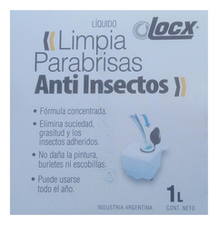 Liquido Limpia Parabrisas Anti Insectos 1 Litro Locx - Herramientas Dali