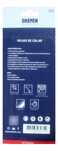 Set Juego 5 Hojas Calar Encastre T Madera T344d Bremen 7975 - comprar online