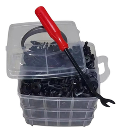 Kit Surtido 630 Remaches Clip Y Sacaclip Eurotech 6647