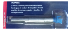 Mecha Madera Forstner 15 Mm Bisagras Carpinteria Bremen 7524 - tienda online