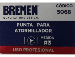 1 Punta Atornillador Bremen Triwing #3 25mm Enc 1/4 5068 - comprar online